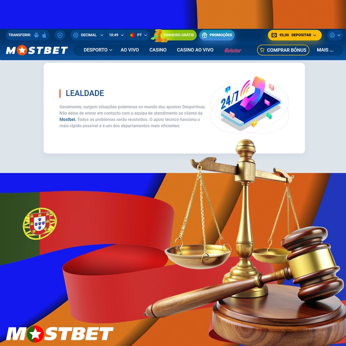 A plataforma da Mostbet é legal?